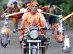 Uttarakhand is urging devotees to comply with the ban on this year’s Kanwar Yatra.(HT File Photo) Uttarakhand is urging devotees to comply with the ban on this year’s Kanwar Yatra.(HT File Photo)