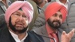 Capt Amarinder Singh and Navjot Singh Sidhu (HT file photo) Capt Amarinder Singh and Navjot Singh Sidhu (HT file photo)