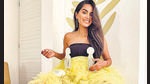 Influencer Diipa Khosla added breast pumps to her strapless Cannes outfit to raise awareness. (Photo: Instagram/Diipa Büller-Khosla) Influencer Diipa Khosla added breast pumps to her strapless Cannes outfit to raise awareness. (Photo: Instagram/Diipa Büller-Khosla)
