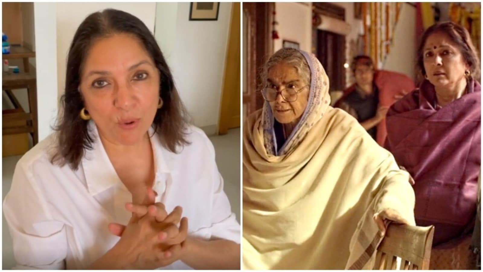 Neena Gupta remembers Badhaai Ho co-star late Surekha Sikri&#39;s &#39;gusto&#39; while  shooting film: &#39;What commitment she had&#39; | Bollywood - Hindustan Times