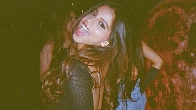 Suhana sported the seductive looking Lace Me In mini dress from UK-based high street fashion brand Oh Polly.  Suhana showed off her sexy back in the ensemble with its cut-out, lace up back.  (Instagram)
