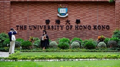 Hong Kong University issued a statement saying it no longer recognized the student union and would investigate the incident and “take action against the students concerned.” (AP) Hong Kong University issued a statement saying it no longer recognized the student union and would investigate the incident and “take action against the students concerned.” (AP)