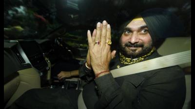 Congress leader Navjot Singh Sidhu leaves after meeting party president Sonia Gandhi in New Delhi on Friday. (PTI) Congress leader Navjot Singh Sidhu leaves after meeting party president Sonia Gandhi in New Delhi on Friday. (PTI)