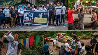 Darjeeling School’s alumni network engaged in relief work. (LIfeBeyondNumbers)