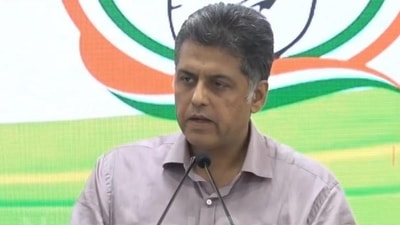 File photo of Congress leader Manish Tewari. File photo of Congress leader Manish Tewari.