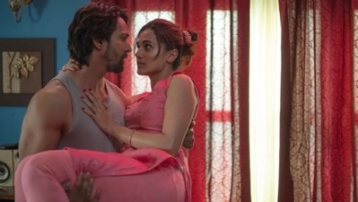 Taapsee Pannu and Harshvardhan Rane in a still from Haseen Dillruba.