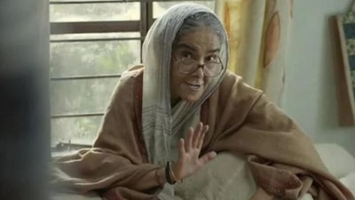 Surekha Sikri in a still from Badhaai Ho.