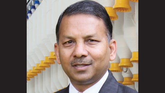 Rajinder Gupta has been the chairperson of the Punjab Engineering College board of governors since 2018. (HT Photo)