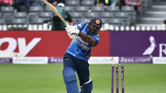 Sri Lanka's Kusal Perera.(AP)