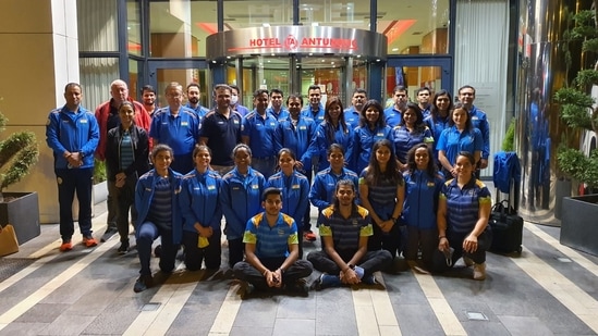 India's shooting contingent.(SAI)