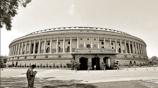 A view of the Parliament House. (HT Archive)