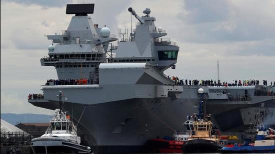 UK’s largest warship HMS Queen Elizabeth. (File photo) UK’s largest warship HMS Queen Elizabeth. (File photo)