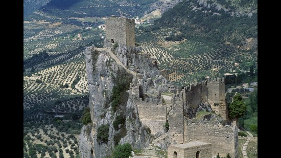 La Iruela Castle with olive groves in the background, Andalusia, Spain. (De Agostini via Getty Images) La Iruela Castle with olive groves in the background, Andalusia, Spain. (De Agostini via Getty Images)