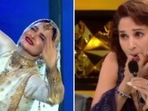 Madhuri Dixit applauded Rekha as she performed iconic songs. Madhuri Dixit applauded Rekha as she performed iconic songs.