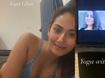 Mira Rajput shares a post-yoga glow. Mira Rajput shares a post-yoga glow.