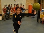 Six-time world champion MC Mary Kom trains in Assisi, Italy ahead of the Indian boxers' departure for the Tokyo Olympics.(SAI)