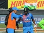 Suresh Raina (R) recalled a hilarious banter with MS Dhoni (L) during Ireland T20I(Twitter) Suresh Raina (R) recalled a hilarious banter with MS Dhoni (L) during Ireland T20I(Twitter)