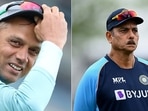 Rahul Dravid as Ravi Shastri are operating as India coaches at the same time. Rahul Dravid as Ravi Shastri are operating as India coaches at the same time.