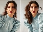 Nora Fatehi is ultra glam in <span class='webrupee'>₹</span>23k leather mini dress and bold red lips, see pics and video Nora Fatehi is ultra glam in <span class='webrupee'>₹</span>23k leather mini dress and bold red lips, see pics and video
