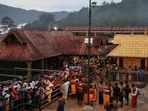 Only 5,000 people will be allowed to enter the Sabarimala temple, officials said.(Reuters file photo) Only 5,000 people will be allowed to enter the Sabarimala temple, officials said.(Reuters file photo)