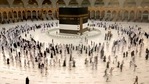 Muslim pilgrims circumambulate the Kaaba, the cubic building at the Grand Mosque, a day before the annual hajj pilgrimage.(AP) Muslim pilgrims circumambulate the Kaaba, the cubic building at the Grand Mosque, a day before the annual hajj pilgrimage.(AP)