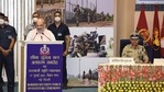Amit Shah was speaking during the Border Security Force's (BSF's) investiture ceremony. Amit Shah was speaking during the Border Security Force's (BSF's) investiture ceremony.