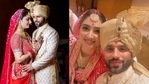 Rahul Vaidya and Disha Parmar tied the knot on Friday. Rahul Vaidya and Disha Parmar tied the knot on Friday.
