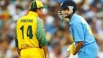 Sourav Ganguly (R) and Ricky Ponting have a chat during a match in 2004. (Getty Images) Sourav Ganguly (R) and Ricky Ponting have a chat during a match in 2004. (Getty Images)