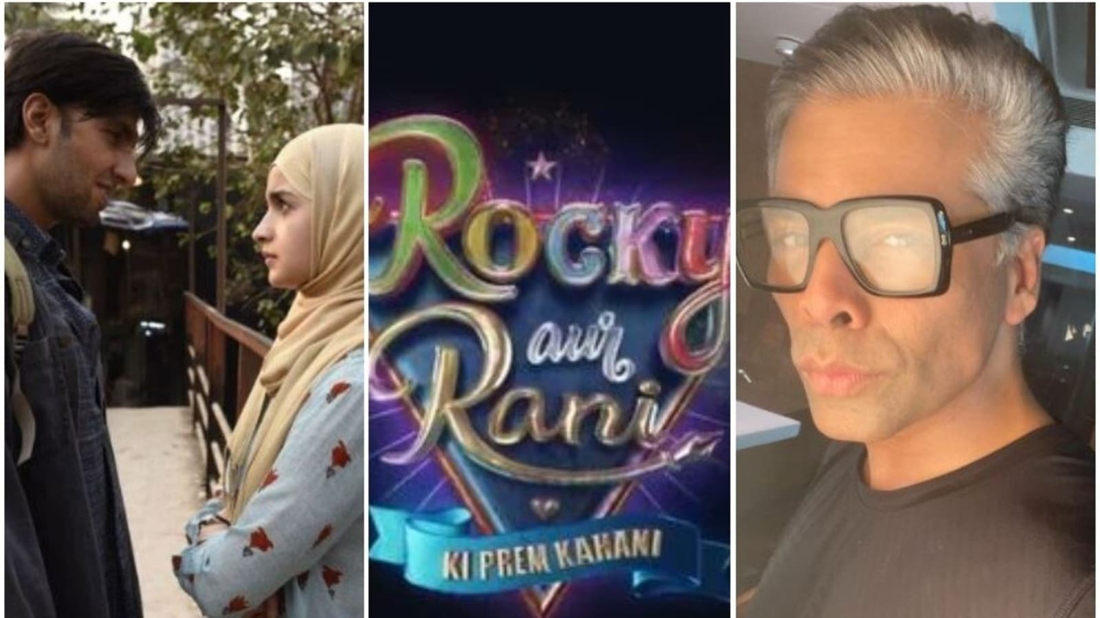When Karan Johar met 'Rocky And Rani' aka Ranveer Singh & Alia Bhatt in  London