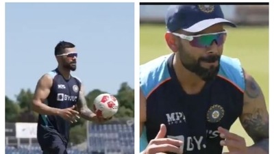 Virat Kohli in training. (BCCI)
