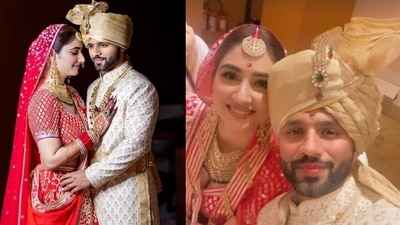 Rahul Vaidya and Disha Parmar tied the knot on Friday. Rahul Vaidya and Disha Parmar tied the knot on Friday.