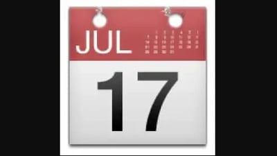 The Calendar Emoji of Apple, Google, and Samsung. (Screengrab)