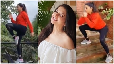 Bhagyashree does glute and leg toning exercise in new video, says fitness first (Instagram/@bhagyashree.online) Bhagyashree does glute and leg toning exercise in new video, says fitness first (Instagram/@bhagyashree.online)