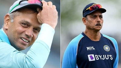 Rahul Dravid as Ravi Shastri are operating as India coaches at the same time. (Getty Images)