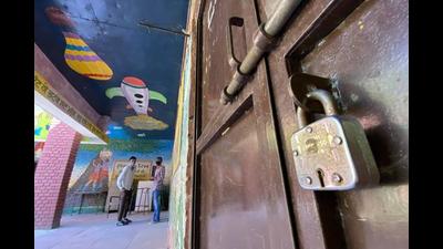 Classrooms of some government schools in Ludhiana have been declared unfit for use. (HT file) Classrooms of some government schools in Ludhiana have been declared unfit for use. (HT file)