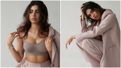 Khushi Kapoor dropped pictures from her new photoshoot. Khushi Kapoor dropped pictures from her new photoshoot.