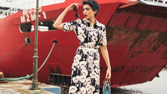 Photos: Sobhita Dhulipala poses for Gucci in pixie 2 Recently the Ghost Stories actor took to her Instagram feed to share her pictures in a brand new look, the stunning beauty who is usually seen with dark long hair posing for cameras in a pixie cut like the cute little Emma Watson, Which is the opposite of that look normally with long hair or neatly tied back. (Instagram)
