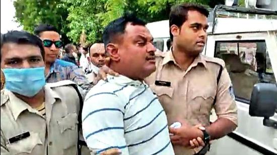 The state claimed that the girl was aiding, and instigating Vikas Dubey’s gang not to spare any policeman during the ambush in Kanpur (ANI/File Photo) The state claimed that the girl was aiding, and instigating Vikas Dubey’s gang not to spare any policeman during the ambush in Kanpur (ANI/File Photo)