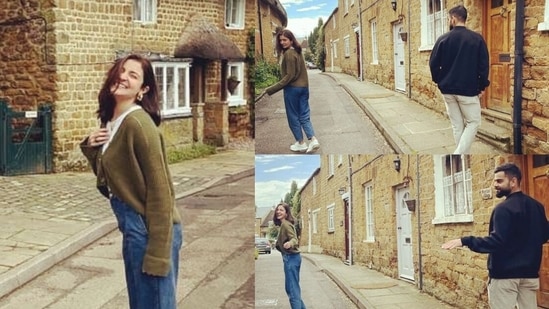 Anushka Sharma shares new pictures with Virat Kohli from the UK. Anushka Sharma shares new pictures with Virat Kohli from the UK.
