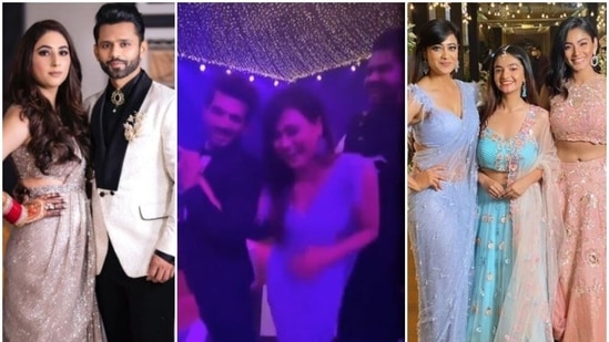 Khatron Ke Khiladi 11 contestants Arjun Bijlani, Vishal Aditya Singh and Shweta Tiwari were also present at the wedding bash. 