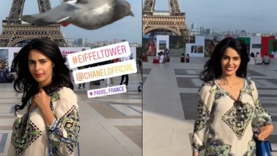 Mallika Sherawat recently visited Paris,