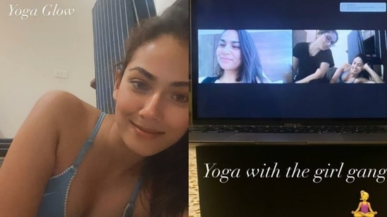 Mira Rajput shares a post-yoga glow. 