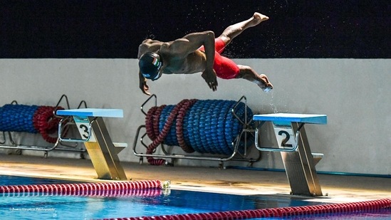 PICTURE PERFECT! Tokyo Olympics-bound Sajan Prakash is a 27-year-old swimmer from Idukki, Kerala, and will compete in the 200m butterfly event.(SAI)