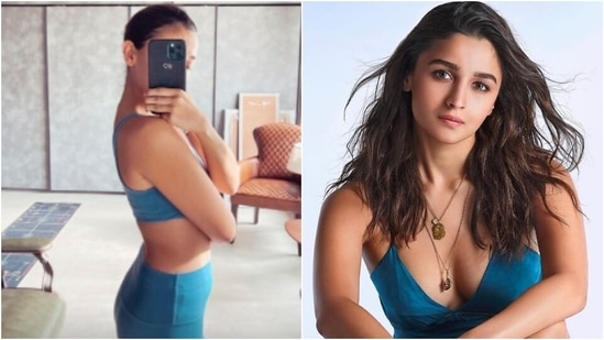 Alia Bhatt shows off toned body and post-workout glow in fitness motivation pic(Instagram/@aliaabhatt)