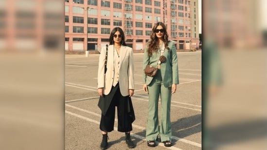 Sonam Kapoor and Rhea Kapoor: Sonam and Rhea are known for their quirky sense of fashion. The duo has inspired many with their unique fashion sense.(Instagram/@rheakapoor)