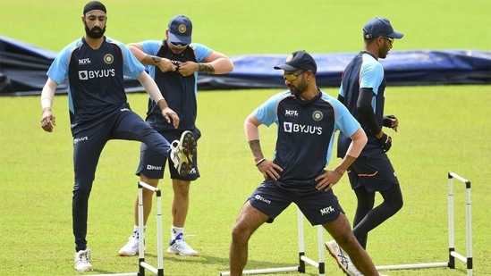 The Indian team trains in Colombo. (BCCI) The Indian team trains in Colombo. (BCCI)