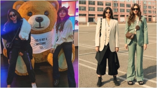 They are not only great at acing the western look but leave no stones unturned in rocking the traditional Indian look. Most of the time, these siblings are spotted wearing comfy streetwear which not only makes them look stylish but also classy. Here are five times B-Town siblings made jaws drop with their stunning streetwear.(Instagram)