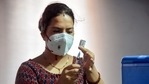 A healthcare worker fills a syringe with a dose of Covid-19 vaccine at a vaccination centre, in New Delhi on Saturday. (ANI Photo) A healthcare worker fills a syringe with a dose of Covid-19 vaccine at a vaccination centre, in New Delhi on Saturday. (ANI Photo)