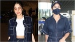 Janhvi Kapoor in co-ord set and Sara Ali Khan in jumpsuit: Who nailed denim the look? Janhvi Kapoor in co-ord set and Sara Ali Khan in jumpsuit: Who nailed denim the look?
