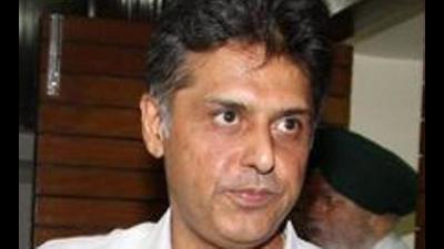 Former Union minister Manish Tewari (HT photo)